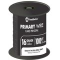 Southwire 100 ft. Black 16 Gauge 19 Strand Primary Auto Wire SO310278